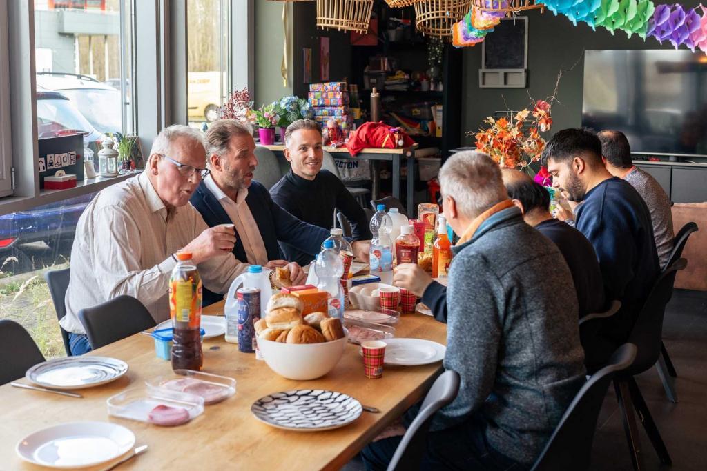 Salderszorg ontbijt met het team